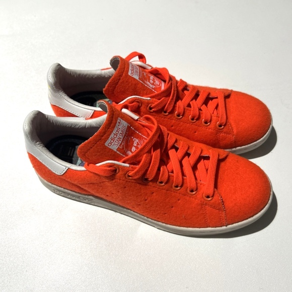 Adidas Originals X Pharrell Williams Stan Smith Solar Orange Sneakers US 8 - Picture 2 of 6